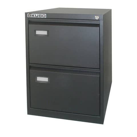 Classificatore Kubo - per cartelle sospese - 2 cassetti - 46 x 62 x 70 cm - ner…
