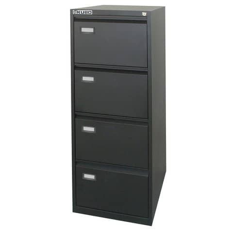Classificatore Kubo - per cartelle sospese - 4 cassetti - 46 x 62 x 132 cm - ne…
