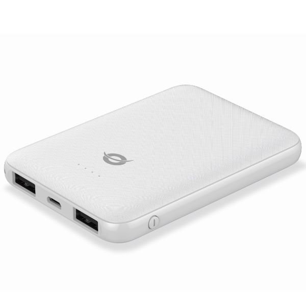 Conceptronic AVIL MINI - Powerbank - 5000 mAh - 10 Watt - 2 A - 2 connettori di…