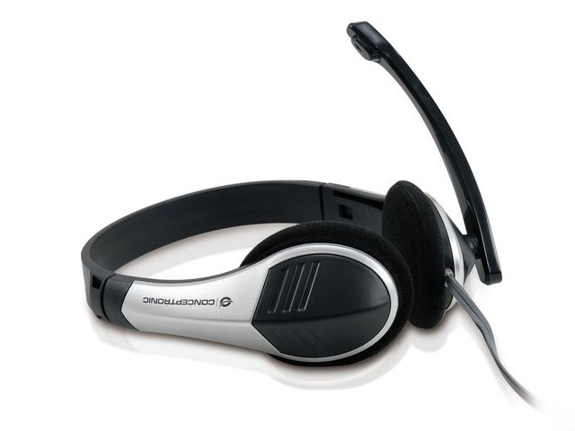 Conceptronic Chatstar CCHATSTAR2 - Cuffie con microfono - over ear - cablato