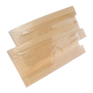 Conf 1000 sacchetti per alimenti con finestra 15x32cm - 10cm avana Viva