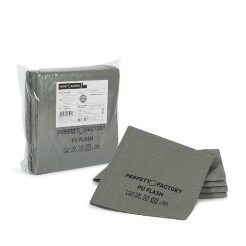 Conf 5 Panni in PU flash 34x36cm grigio Perfetto Factory