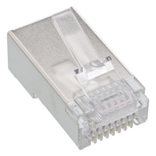Connettore Crimpare RJ45 Plug AWG24 - 10 Pezzi