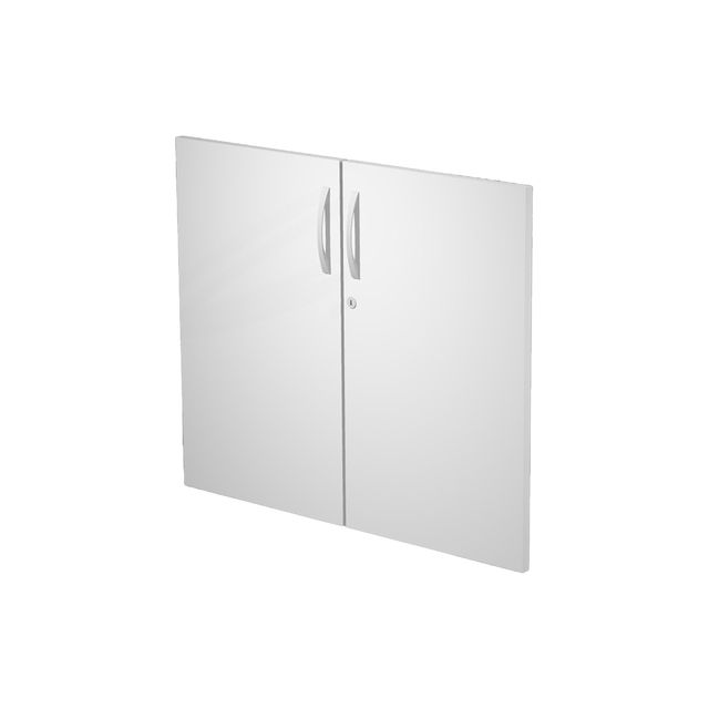 Coppia ante Minerva - in melaminico - per mobile basso - bianco - Artexport