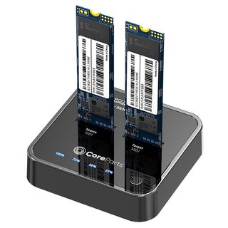 CoreParts MS-CLONER-NVME stazione di docking per unita di archiviazione USB 3.2…