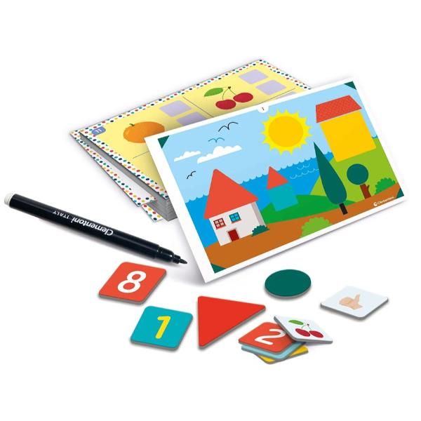 Clementoni Sapientino - Magnetic suitcase numbers and shapes - gioco educativo