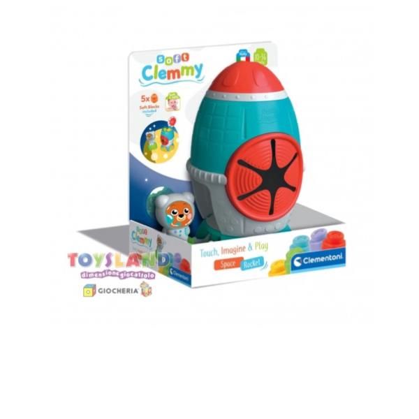 Clementoni Soft Clemmy - Touch, Explore and Play Sensory Rocket
