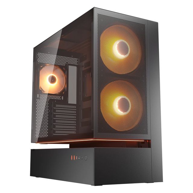 Cougar CFV235 Mesh, Mid-Tower, Vetro Temperato - Nero