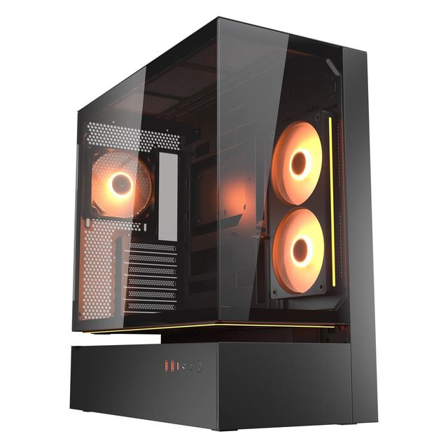 Cougar CFV235, Mid-Tower, Vetro Temperato - Nero