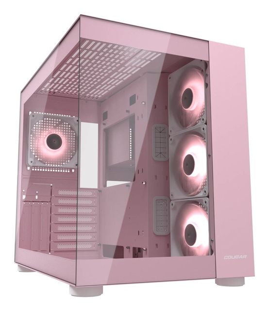 Cougar FV150 RGB, Mid-Tower, Vetro Temperato - Rosa