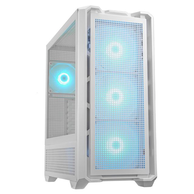 Cougar MX600 RGB, Mid-Tower, Vetro Temperato, RGB - Bianco