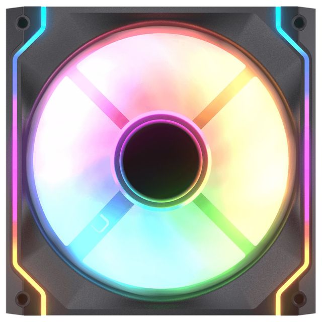 Cougar SC140-FB ARGB - Infinity Mirror Illuminated Modular Fan - Nera