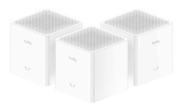 Cudy AC1200 Mesh Wi-Fi System, M1200 2.0, 3-Pack Dual-band (2.4 GHz/5 GHz) Wi-F…
