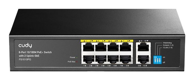 Cudy FS1010PG switch di rete Non gestito Fast Ethernet (10/100) Supporto Power …