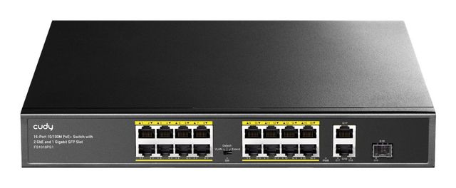 Cudy FS1018PS1 switch di rete Fast Ethernet (10/100) Supporto Power over Ethern…