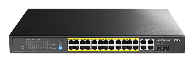 Cudy GS1028PS2 switch di rete Gigabit Ethernet (10/100/1000) Supporto Power ove…