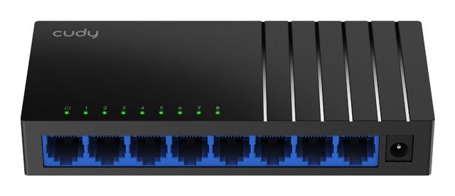 Cudy GS108D switch di rete Non gestito Gigabit Ethernet (10/100/1000) Nero