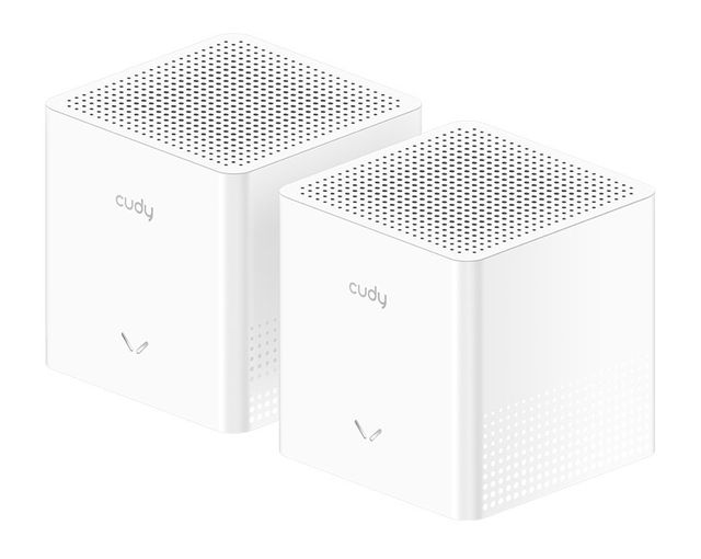 Cudy M1200 2-pack Dual-band (2.4 GHz/5 GHz) Wi-Fi 5 (802.11ac) Bianco 1 Interno