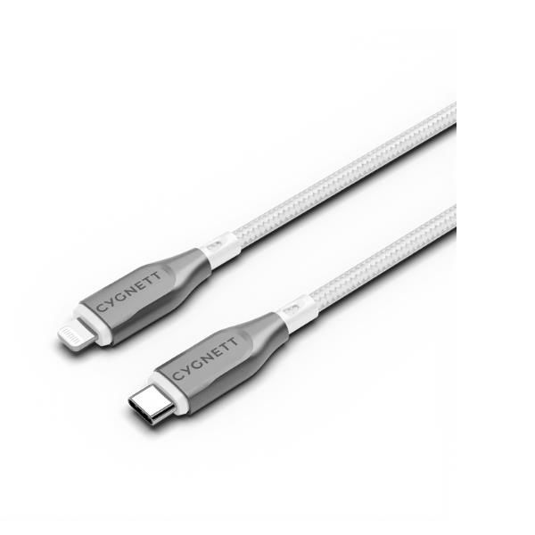 Cygnett Cavo da Lightning a USB-C 2M - Bianco