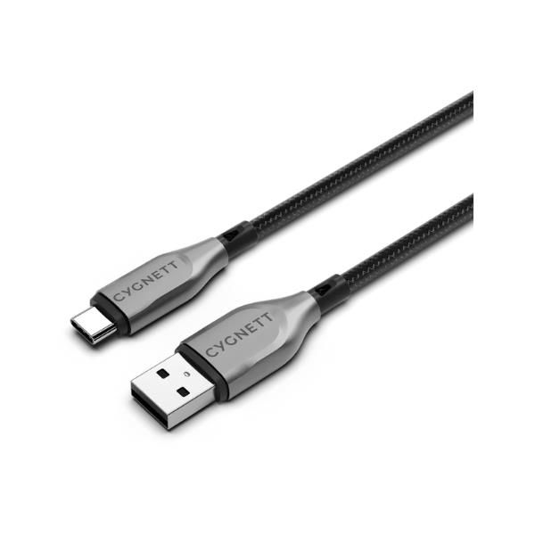 Cygnett Cavo da USB-C a USB-A 2M - Nero