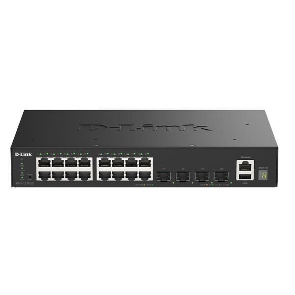 D-LINK 16 PORTS GE + 4 PORTS 10G SFP+