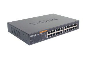 D-Link 24-port 10/100M NWay Desktop - Internal PSU (incl. 19" rack mount kit) N…