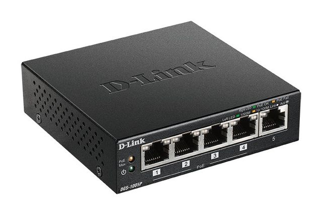 D-Link DGS-1005P/E POE+ 60W