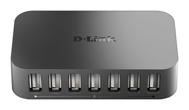 D-Link DUB-H7 USB 2.0 Type-B 480 Mbit/s Nero