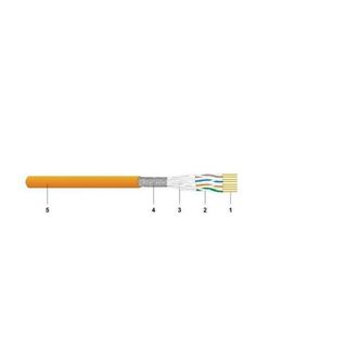 DATWYLER CAVO S/FTP CAT.6A DCA ARANCIO 1000M