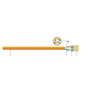 DATWYLER CAVO U/UTP CAT.6 B2CA ARANCIO 305M