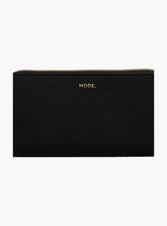 DBRAMANTE 1928 LA PURSE PORTAFOGLIO IN PELLE 24 CM 8 SCOMPARTI NERO