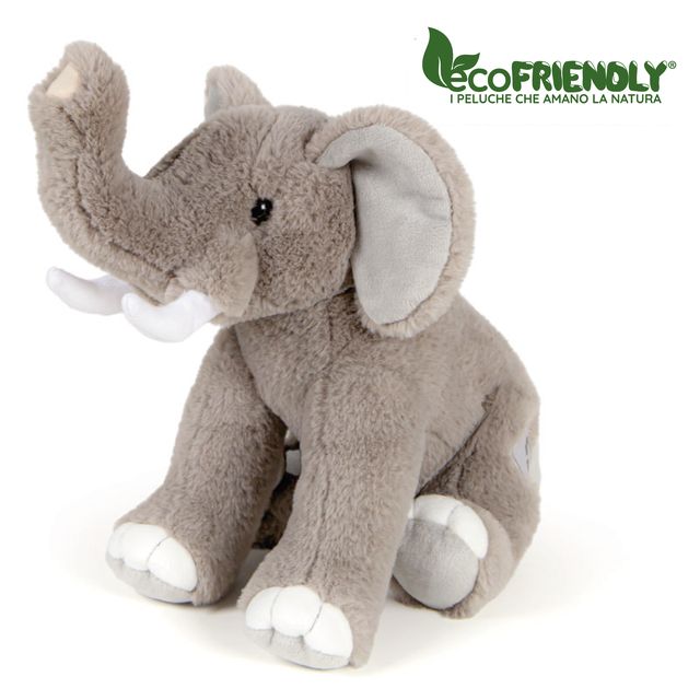 DE.CAR2 - ECO-FRIENDLY ELEFANTE SEDUTO 30CM 27584
