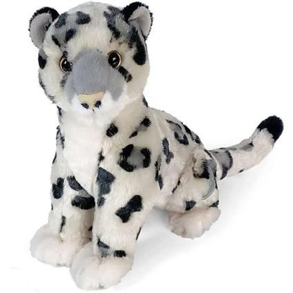 DE.CAR2 - ECO-FRIENDLY LEOPARDO DELLE NEVI SEDUTO 30CM 27581