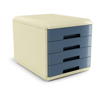 Complementi da scrivania - Cassettiera Vintage Sugar - colore azzurro