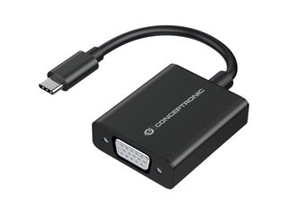 Conceptronic ABBY - Adattatore video - USB-C (M) a HD-15 (VGA) (F) filettato