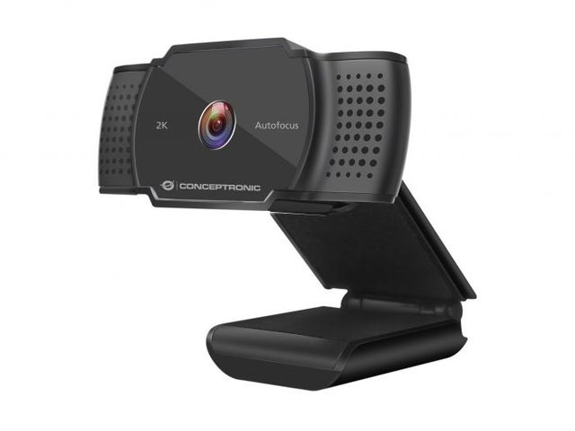 Conceptronic AMDIS02B - Webcam - colore - 5 MP - 2592 x 1944 - 2K - focale fiss…