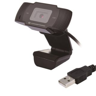 Conceptronic AMDIS03B - Webcam - colore - 1280 x 720 - 720p - focale fisso - au…