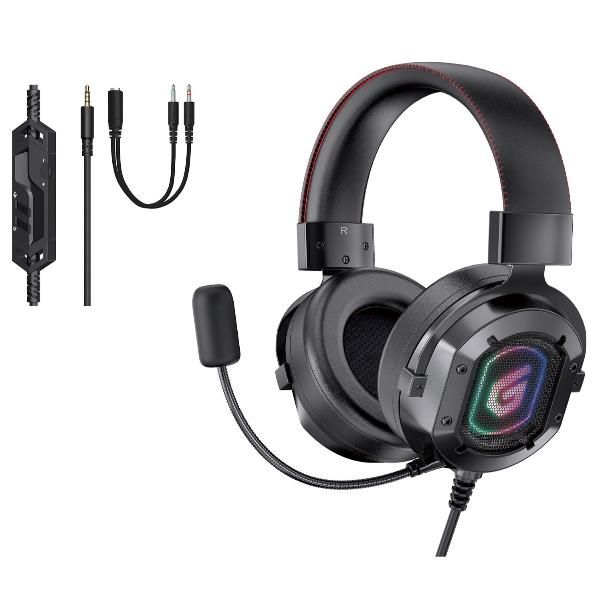 Conceptronic ATHAN03B - Cuffie con microfono - dimensione completa - cablato - …