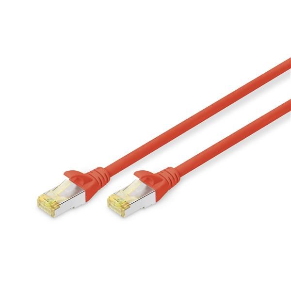 DIGITUS BY ASSMANN PATCH S/FTP CAT.6A LSZH ROSSO 3M