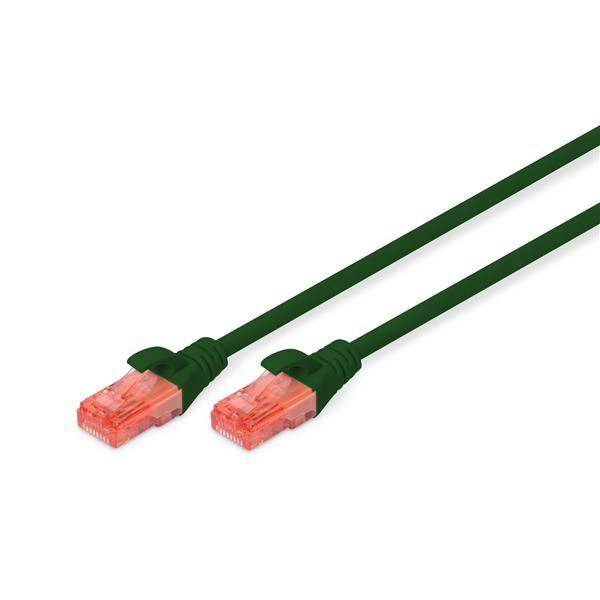 DIGITUS BY ASSMANN PATCH U/UTP CAT.6 LSHF VERDE 1M