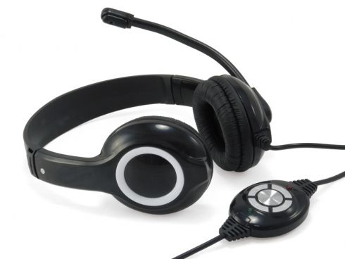 Conceptronic CCHATSTARU2B - Cuffie con microfono - over ear - cablato - USB - n…