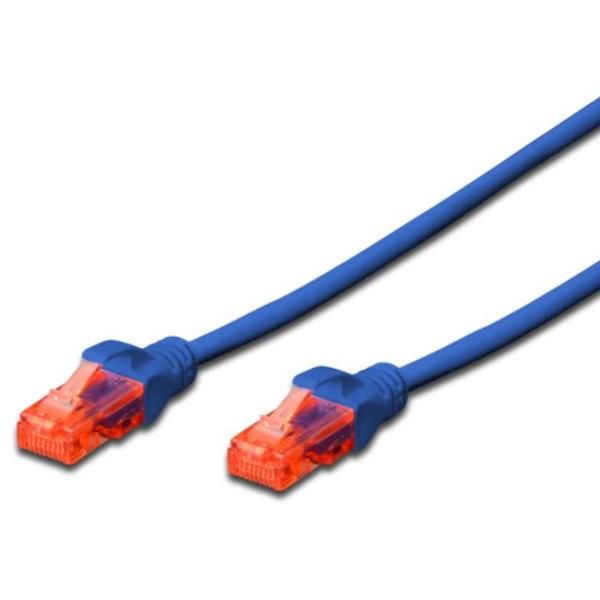 DIGITUS CAVO DI RETE CAT .6 U/UTP LSHF NON SCHERMATO 2 MT BLU