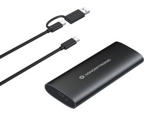 Conceptronic DANTE04B - Box esterno - dual protocol - M.2 Card (PCIe NVMe & SAT…
