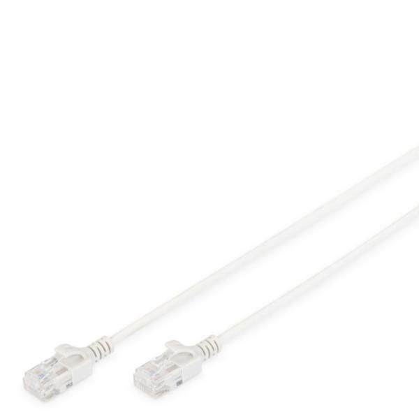 DIGITUS Slim - Cavo patch - RJ-45 (M) a RJ-45 (M) - 2 m - UTP - CAT 6 - senza a…