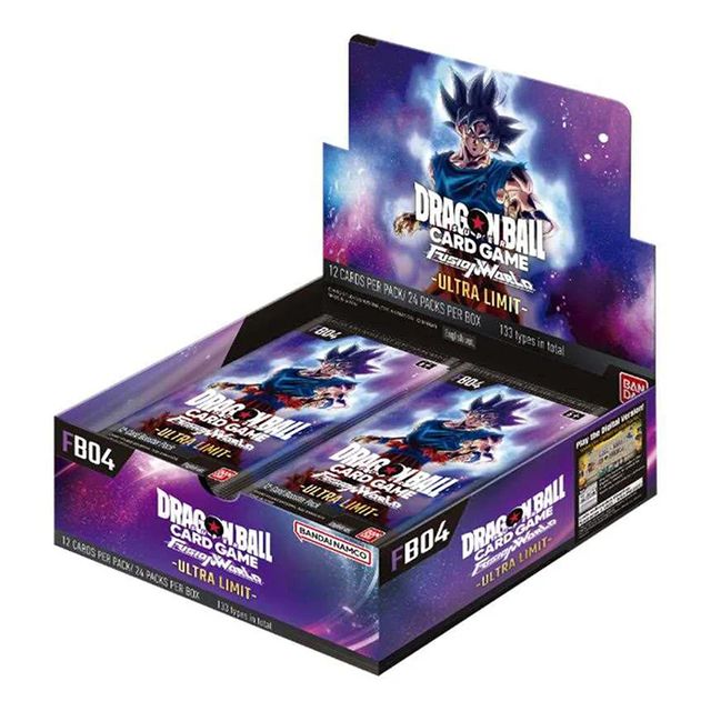 DRAGON BALL FUSION WORLD 01 BOX FB-04 ULTRA LIMIT ENG 15/11/24