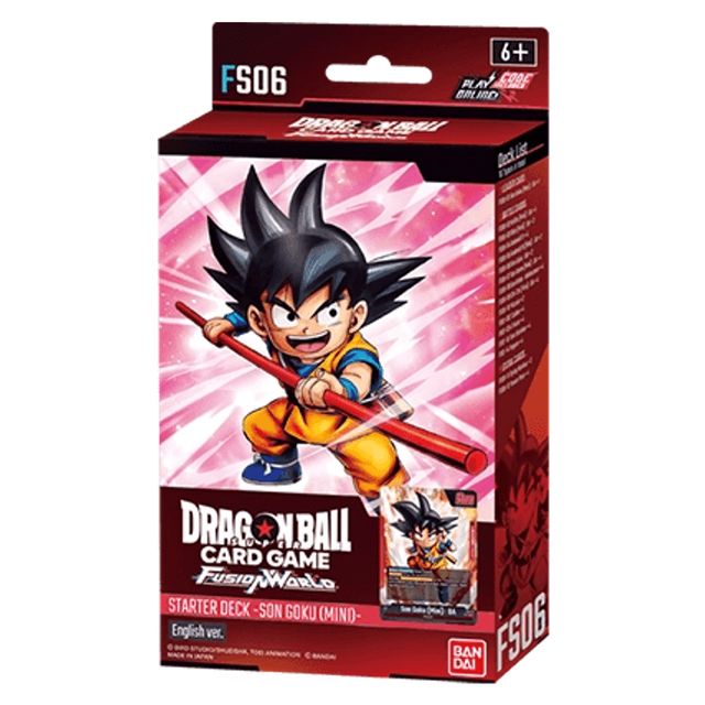 DRAGON BALL FUSION WORLD 01 STARTER DECK FS-06 ENGLISH