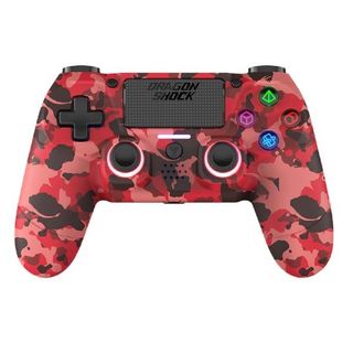 DRAGON SHOCK MIZAR SONY PS4 CONTROLLER WIRELESS DI PRECISIONE RED CAMOUFLAGE