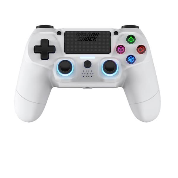 DRAGON SHOCK MIZAR SONY PS4 CONTROLLER WIRELESS DI PRECISIONE WHITE