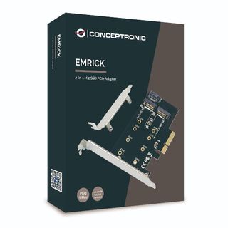 Conceptronic EMRICK04B, PCIe, M.2, PCIe 3.0, Passivo, Cina, JMB585