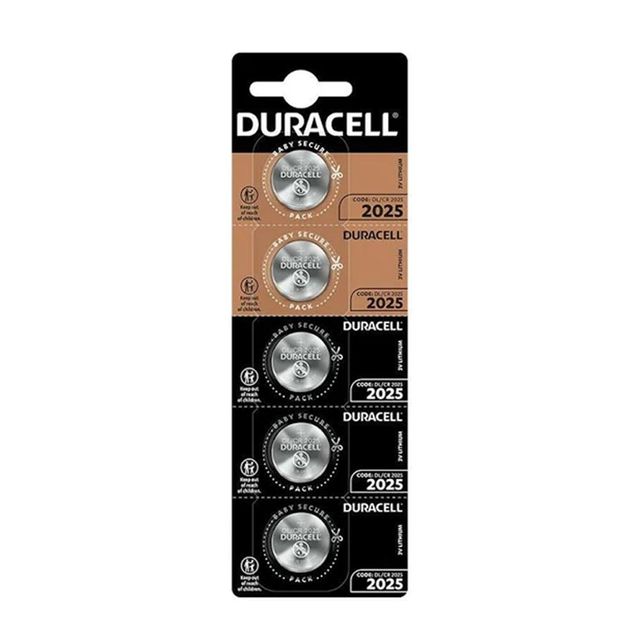 DURACELL CR2025 3V BL5 DL2025/BL5